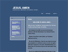 Tablet Screenshot of jesusamen.org